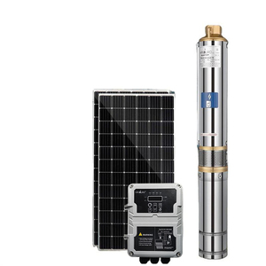 アフリカ用太陽エネルギーを備えた<span class=keywords><strong>3</strong></span>インチ水中ソーラーポンプ0.75kw1HP深井戸水中ポンプ - Product Image 2