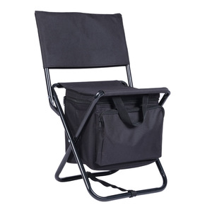 Chaise de loisirs <span class=keywords><strong>et</strong></span> de pêche pliante extérieure portable avec dossier comprenant un sac de rangement - Product Image 1