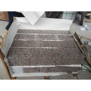 Venta caliente de fábrica Piedra pulida Rosa <span class=keywords><strong>Porino</strong></span> Azulejos de granito - Product Image 5