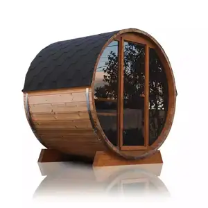 20 yıl tedarikçisi yüksek kalite ucuz fiyat sedir varil sauna açık ev kullanımı sauna