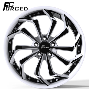 Deep Lip Forged Wheels 26 30 Inch 2 Piece Rims with 12" Lip Custom Wheels Forged Aluminum - Product Image 2