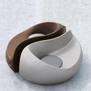 <b>Outdoor</b> Modern Circular Rattan <b>Sofa</b> Bed-Eco-Friendly Durable Sun Lounger for Villa & Hotel Gardens - Product Image 4