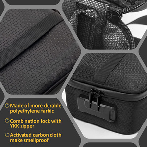 Carbon Lót Cực Lớn Mùi Bằng Chứng Túi Stash Mùi Bằng Chứng Trường Hợp Với Khóa Kết Hợp - Product Image 2