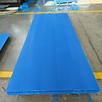 Feuilles de polyéthylène à très haut poids moléculaire bleues personnalisées pour pièces usinées résistantes à l'usure, feuilles de plastique PE1000