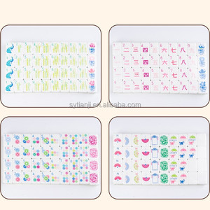 Fichas de Mahjong Grabadas, Acrílico Verde de 4 Capas, Lujo Oliva, 160 Piezas, Mahjong de Alta Gama para Juegos de Azar - Product Image 4