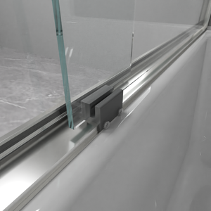 Recinto de ducha deslizante de aluminio <span class=keywords><strong>iGlass</strong></span> con marco Puerta de ducha de bañera de baño - Product Image 6