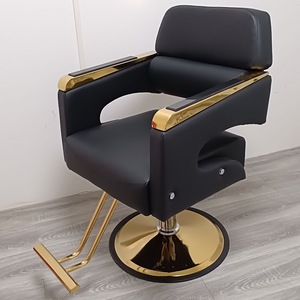 Sillón de Barbería Profesional de Lujo, Clásico, Hidráulico, Reclinable, con Reposapiés Duradero, Personalizado para Salones - Product Image 6
