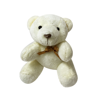 Haute qualité Mini ours Anime jouets en peluche doux tissu en peluche conception microfibre remplissage léger vente chaude pour anniversaire porte-clés