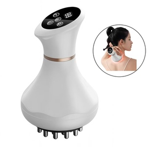 Brosse électrique pour les méridiens, pour débloquer les épaules et le cou, vibration, lumière rouge, compresse chaude, <span class=keywords><strong>appareil</strong></span> de <span class=keywords><strong>massage</strong></span> - Product Image 2