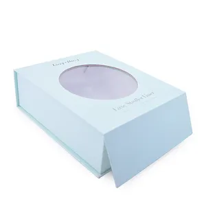 Caixas de presente personalizadas para casamento com fecho de fita, caixa de tinta de soja personalizada