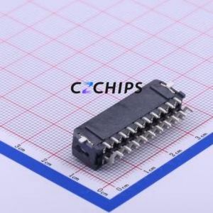 X3025WRS-2x10D-LPSW Wire-to-Board Pin Header SMD,P=3mm,Horizontal Mount Connector 2x10P 3mm Horizontal Mount 20P - Product Image 2