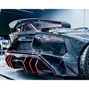 Pare-chocs arrière en fibre de carbone sèche forgée style LP750 SV pour Lamborghini Aventador LP700 LP740 LP750 2011-2021 - Product Image 3