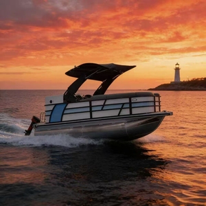 Yacht à voile de luxe de 16 pieds certifié CE avec coque en fibre de verre, moteur hors-bord de 90 CV, canapé de croisière, <span class=keywords><strong>bar</strong></span> et divertissements pour 8 personnes - Product Image 2