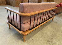 2024 Custom ized Elegant European Design Eisen und Holz Outdoor Dining Set Gartenmöbel für Apartment Wohnzimmer Sofas