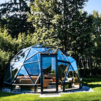 Kawagebo Kamp 5M verre fête salon professionnel de luxe Camping en plein air glamping Igloo hôtel serre rougeoyant dôme géodésique tente maison