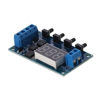 Module de temporisation à relais DC 5V 12V 24V, carte de contrôle de temporisation à double MOS avec affichage numérique pour déclenchement et cycle marche/arrêt