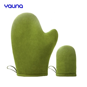 Ensemble de 4 gants de bronzage 1 <span class=keywords><strong>gant</strong></span> exfoliant 1 <span class=keywords><strong>gant</strong></span> <span class=keywords><strong>autobronzant</strong></span> 1 <span class=keywords><strong>gant</strong></span> facial 1 éponge à récurer - Product Image 2