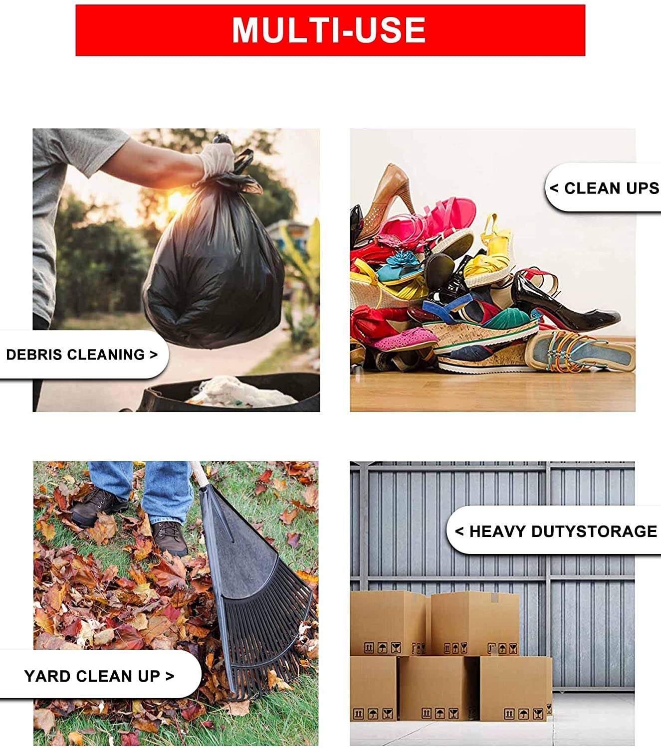 plastic bags 150 x 95 for dust collectors