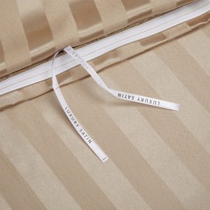Sang trọng <span class=keywords><strong>sateen</strong></span> Duvet cover Holiday INN thể hiện sự lựa chọn khách sạn Dải satin bán buôn tấm ga trải giường Duvet cover Twin Queen bedding sets - Product Image 5
