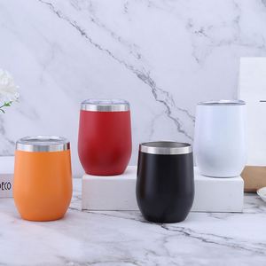 Vasos personalizados al por mayor para bodas, taza de huevo de 12 oz, taza de viaje, vaso térmico, botella térmica, vaso para vino con tapa y pajita - Product Image 2