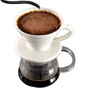 Nieuwe Fabrikanten Hete Keramische Koffiefilterbeker Handgemaakte Druppelaar Giet Over Koffiezetgereedschap