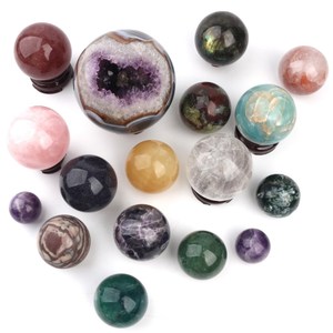 Cristales Curativos en Venta, Piedras Naturales, Esfera de Cristal de Ojo de Tigre Amarillo de 30 mm para Decoración del Hogar - Product Image 6
