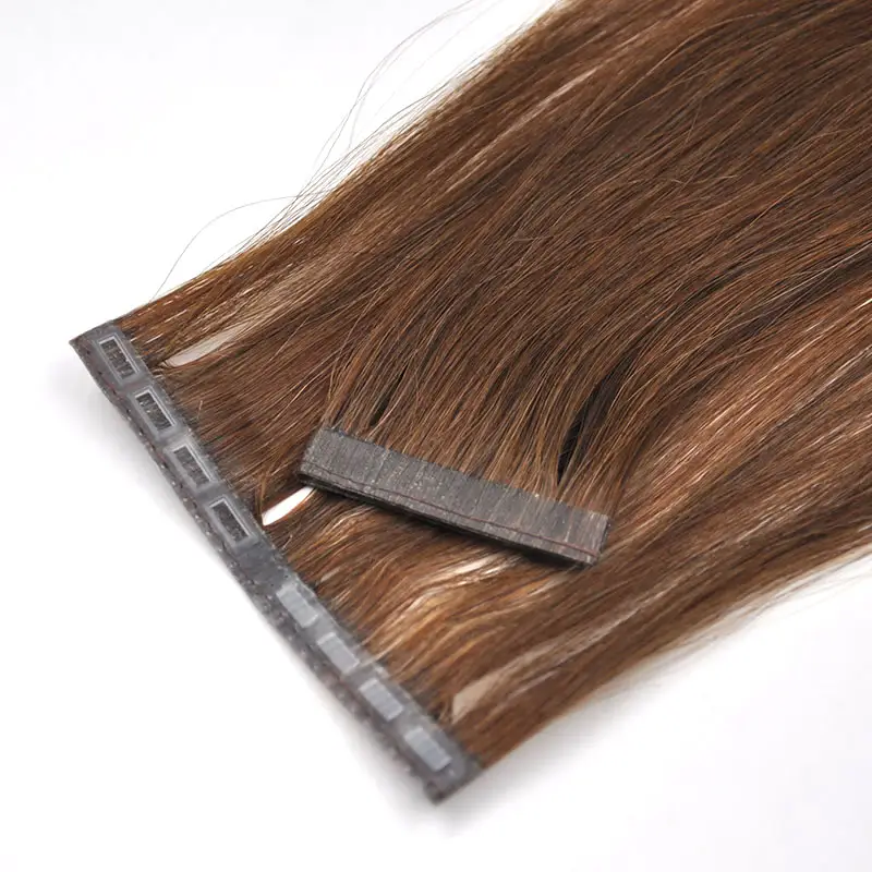 LanXun 14-24 Inch Easy To Wear And Disassemble New Product Snap Button Skin Weft Tape In Human Hair Extension