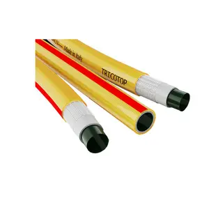 Migliore vendita globale di ottima qualità colore giallo ambiente-Friendly e Anti-invecchiamento 4-strato tubo da giardino tubo flessibile in PVC irrigazione