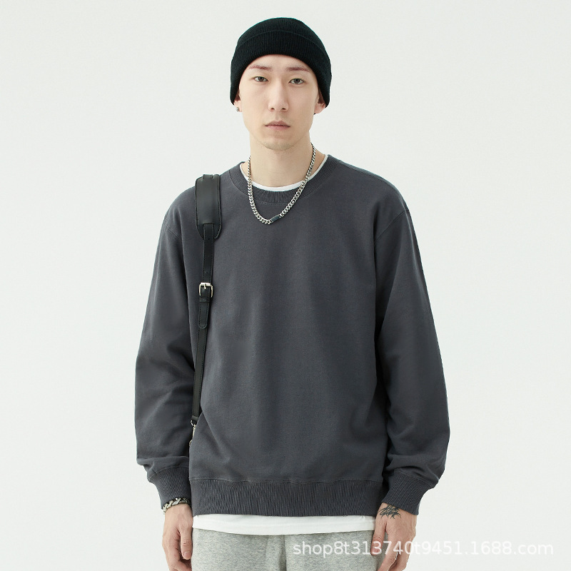 Cuello redondo, Gris Medianoche, BYW3001 [Talla Asiática]