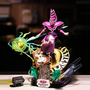 Anime <span class=keywords><strong>Yu</strong></span>-<span class=keywords><strong>Gi</strong></span>-<span class=keywords><strong>Oh</strong></span> Equal Arts Dark Magician Building Blocks Cartoon Action Figures Model Bricks Toy Children Collect Gifts - Product Image 1