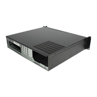 Boîtier de serveur 2U à profondeur réduite de 390 mm avec lecteur optique 5,25 pouces pour le stockage de données personnelles