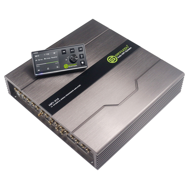 RTS 4CH Class AB DSP Car Amplifier HIFI-X14 Multi-power Output Auto Sound Tuning for Premium Car Audio Modification