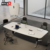 Table de conférence exécutive moderne en bois, pliable, multifonctionnelle, modulaire, pour bureau commercial, chambre ou salle de réunion