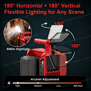 Inversor de Corriente de 550W, Onda Sinusoidal Pura, 110-240V, para Baterí<span class=keywords><strong>a</strong></span> de Litio Milwaukee de 18V, para Emergencias en el Hogar, Trabajo, Viajes, Baterí<span class=keywords><strong>a</strong></span> No Incluida - Product Image 3