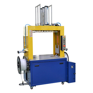 Machine à cerclage à double compression rapide, force de ligature de 80 kN, pour l'emballage des fleurs artificielles et des articles en vrac - Product Image 1