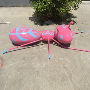 <span class=keywords><strong>Sculpture</strong></span> de papillon géant en fibre de verre, personnalisée, différentes tailles, pour décoration de jardin en plein air, 50 cm - Product Image 4