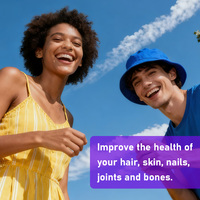 Bubuk Kolagen Berkualitas Baik ODM dengan Campuran Kolagen Multi Proprietary untuk Mendukung Kesehatan Rambut, Kulit, dan Kuku, Meningkatkan Kesehatan Pencernaan