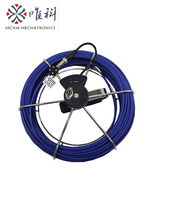 Caméra d'inspection portable Vicam 1080P CMOS IP68 étanche pour canalisations, auto-nivelante, avec câble en fibre de verre de 7 mm pour drainage et plomberie
