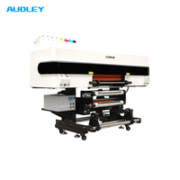 Impresora UV DTF de Alta Velocidad de 60 cm con 4 Cabezales Epson I3200, Máquina de Impresión UV DTF Industrial de 24 Pulgadas A1 para Transferencia de Etiquetas de Cristal