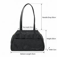 Sac à bandoulière portable en cuir véritable pour femme, style vintage, avec deux sangles et poche avant, fournisseur ODM OEM personnalisé