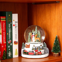 Globe à neige artistique personnalisé CP Brand, souvenir ballerine, globe à eau 3D en résine, fille de ballet, peint à la main, élégance, décoration de bureau, vente en gros