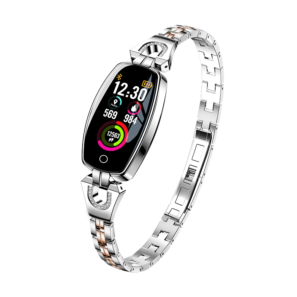 H8 Luxury Business Waterproof Women Wrist Watches Smart Watch for Female Women Ladies