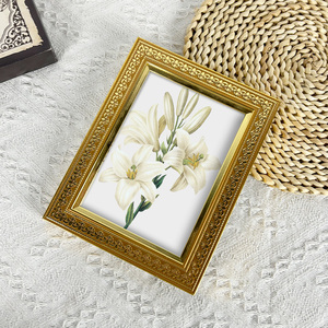 European Retro 6-inch 8-inch Wood Photo <strong>Frame</strong> <strong>Classical</strong> Palace Style Stage Oil Painting Mounting <strong>Frame</strong> Wholesale Picture <strong>Frame</strong> - Product Image 3