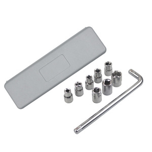 10 Piece <b>Socket</b> Tool Set 1/4 In Drive <b>Ratchet</b> Wrench Kit For Home Auto Repair - Product Image 2