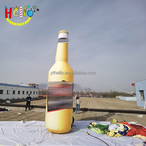 <span class=keywords><strong>Bodega</strong></span> Publicidad Decoración Impreso Botella de bebida inflable Modelo Grandes botellas de vino inflables - Product Image 2