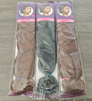 Offre Spéciale – Cheveux à Tresser Synthétiques Yaki Classiques de 330g, 82 Pouces, Emballage Violet, Trame Unique, Extensions pour Femmes