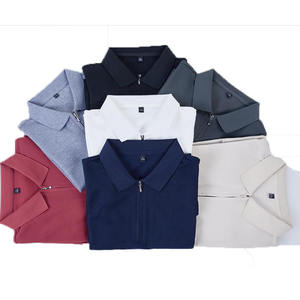 <span class=keywords><strong>Cardigan</strong></span> a Maniche Lunghe con Zip e Logo Personalizzato, <span class=keywords><strong>Polo</strong></span> Casual Versatile da Uomo, Abbigliamento Maschile - Product Image 1