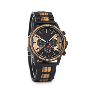 Montre-bracelet chronographe de luxe <span class=keywords><strong>pour</strong></span> <span class=keywords><strong>homme</strong></span>, design antique, OEM <span class=keywords><strong>2022</strong></span>, logo gravé, mouvement Hangzhou, boîtier en acier inoxydable, verre - Product Image 1