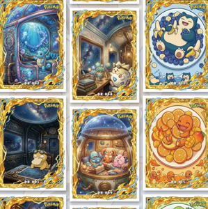 Cartes Métalliques Pokémon Signes du Zodiaque DL Plaqué Or Anime Artboard Émail Dur Style Badge <span class=keywords><strong>Carte</strong></span> à Collectionner pour <span class=keywords><strong>Cadeau</strong></span> USA - Product Image 2