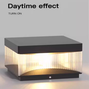 Lampes <span class=keywords><strong>de</strong></span> poteau <span class=keywords><strong>de</strong></span> jardin LED IP55 pour extérieur, étanches, en acier inoxydable et acrylique, pour piliers et portails extérieurs - Product Image 5